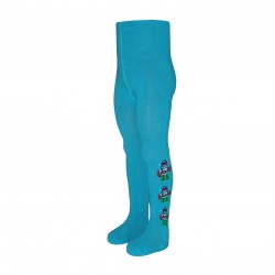 Turquoise tights for kids Robot