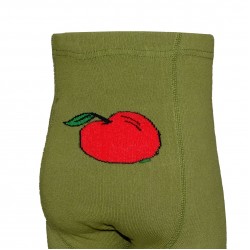 Green tights for kids Hedgehog