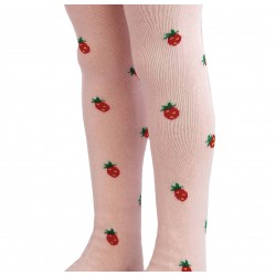 Light pink tights for kids Wild strawberries
