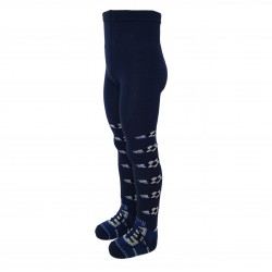 Non-slip Blue tights for kids Football player