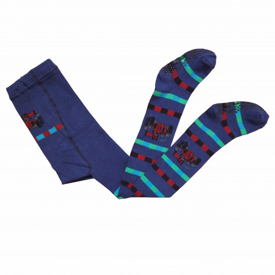 Non-slip Dark blue tights for kids Formula