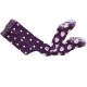 Non-slip Purple tights for kids Mushrooms