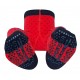 Crawling patterned tights for babies red Dots