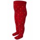 Crawling patterned tights for babies red Peas
