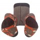 Crawling patterned tights for babies brown Foxs