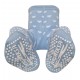 Crawling patterned tights for babies blue I love mom and dad