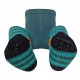 Crawling patterned tights for babies green Basketball