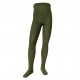 Very soft Extra fine Merino wool Olive tights for kids