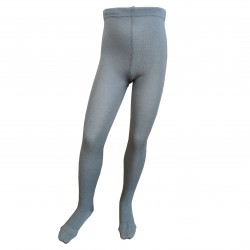 Very soft Extra fine Merino wool Grey tights for kids
