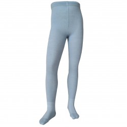 Very soft Extra fine Merino wool Light blue tights for kids