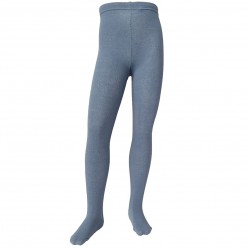 Very soft Extra fine Merino wool Dusty blue tights for kids