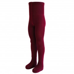Warm 50% Merino wool Bordeaux tights for kids