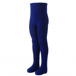 Warm Dark blue wool tights for kids
