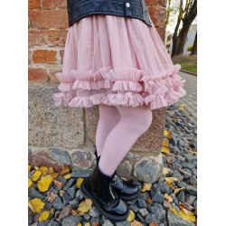 Very soft Extra fine Merino wool Light pink tights for kids
