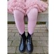 Very soft Extra fine Merino wool Light pink tights for kids