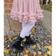 Very soft Extra fine Merino wool Cream tights for kids