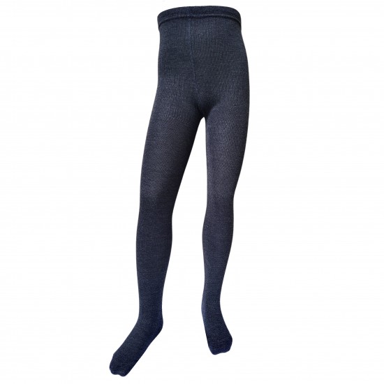 Very soft Extra fine Merino wool Dark grey tights for kids