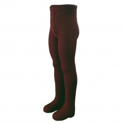 100% Cotton tights for kids Eggplant