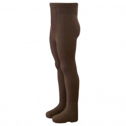 100% Cotton tights for kids Brown