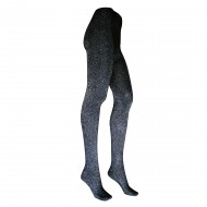Bamboo sparkle tights for women Silver