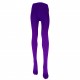 Violetinės vienspalvės medvilninės pėdkelnės moterims