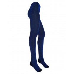Sparkle tights for women Dark blue