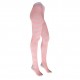 Patterned cotton tights for women Coral grey