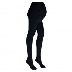 Very soft Extra fine 85% Merino wool Black tights for pregnant  women