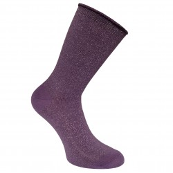 Sparkling socks for womans Purple