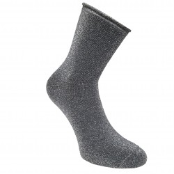 Sparkling socks for womans and kids Grey