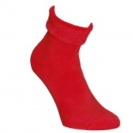 Šiltos pliušinės kojinės Raudona