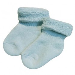 Warm plush socks Light blue