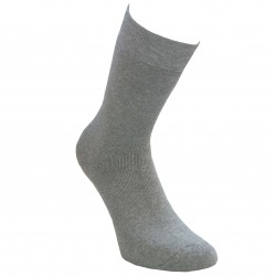 Warm plush socks longer Light grey