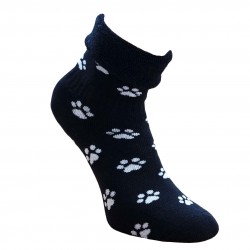 Non-slip warm plush socks black Feets