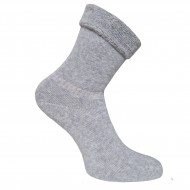 Non-slip warm plush socks Light grey (Pearl)