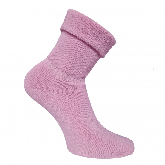 Labai švelnios Extra fine 85% merino vilnos pliušinės kojinės Alyvinė