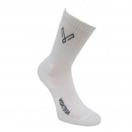 Sportinės baltos kojinės pliušiniu padu Vegateksa