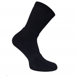 Black sport socks with plush