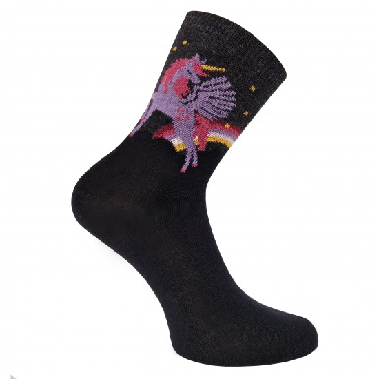 Black socks Unicorn