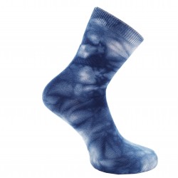 Blue socks Batik
