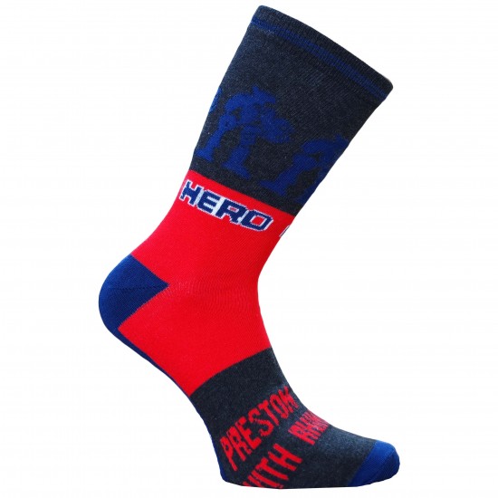 Blue socks Hero