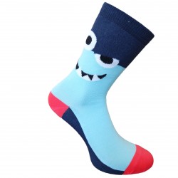 Blue shining in the dark socks Crazy