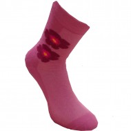 Rožinės kojinės Gėlytė