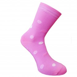 Rožinės kojinės Taškeliai