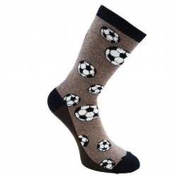 Brown socks Footballs
