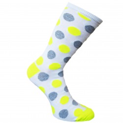 Yellow socks Neon bubbles