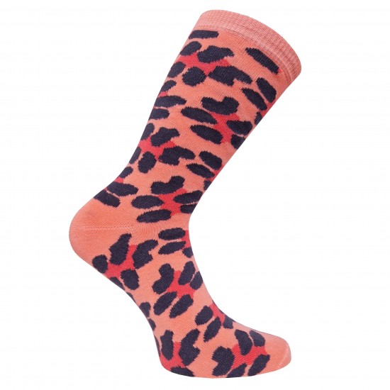 Multicolored socks Pink spots