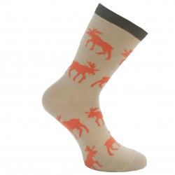 Light brown socks Deer