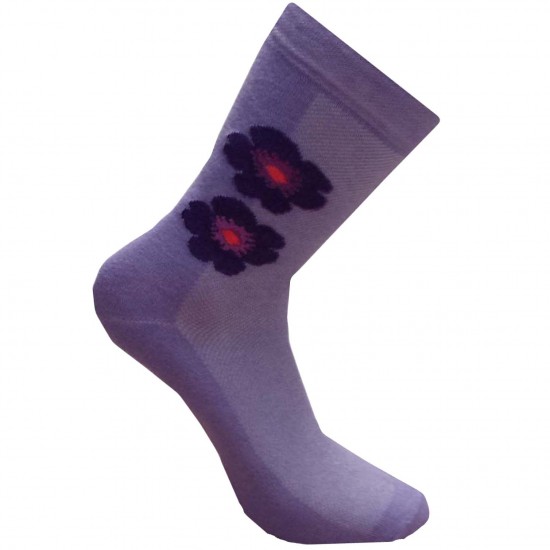 Violetinės kojinės Gėlytė