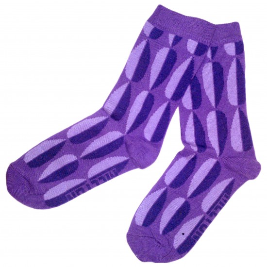 Violetinės kojinės Lašeliai